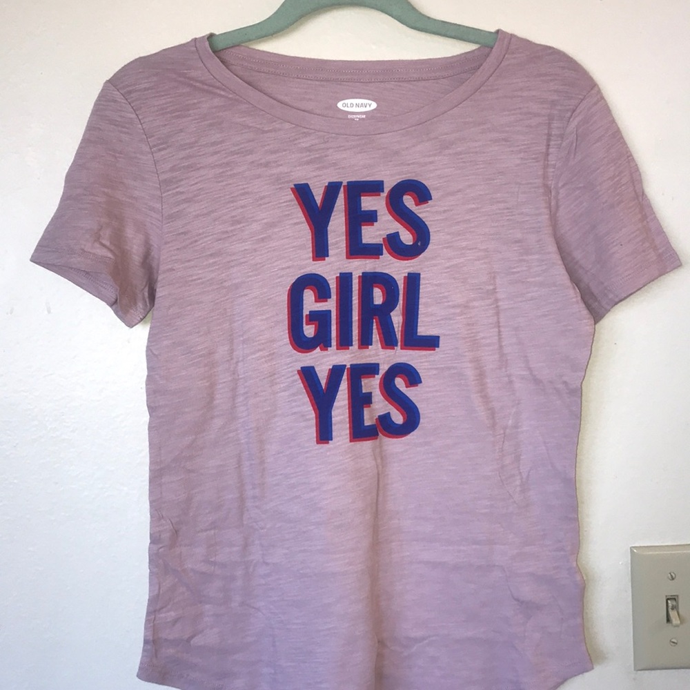 “ yes girl yes “ graphic tee